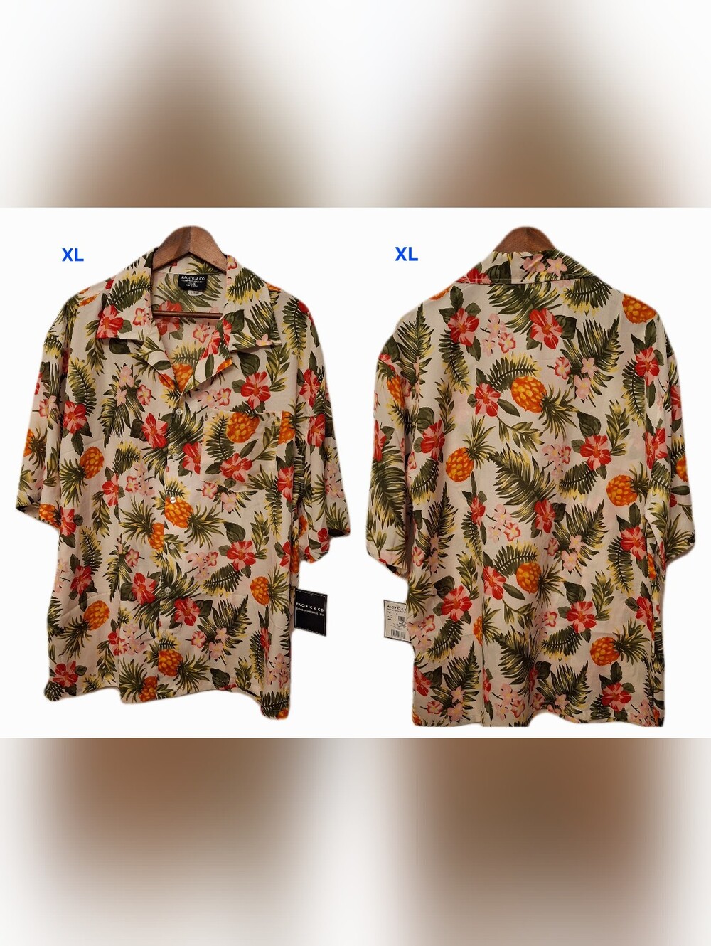 Premium Hawaiian Aloha Shirt 4-Pack Bundle – Izod, Denim & Flower, Pacific & Co. - Picture 3 of 16